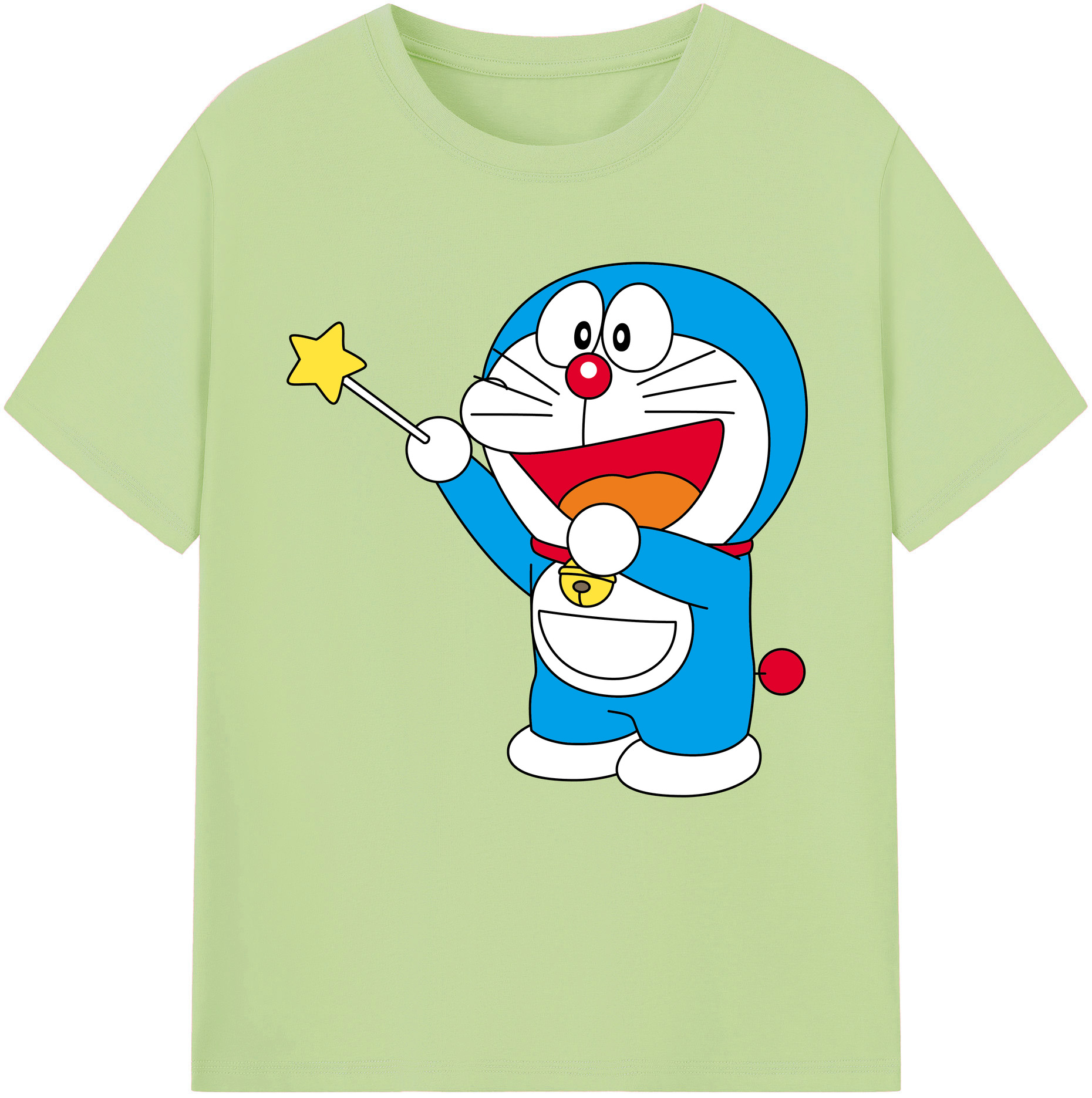 （画像用） ドラえもん Doraemon 綿100％半袖Tシャツ（フロントプリント）